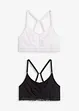 Reggiseno da allattamento senza ferretto con cotone biologico (pacco da 2), bonprix