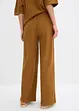 Pantaloni operati in puro cotone, bonprix