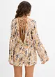 Tuta elegante corta in viscosa fluente, bonprix