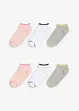 Calzini per sneakers con cotone biologico (pacco da 6), bonprix