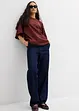 Maglia oversize in puro cotone biologico con maniche ampie, bonprix