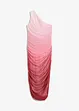 Abito monospalla con inserto in mesh, bonprix