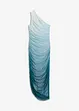 Abito monospalla con inserto in mesh, bonprix