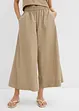 Pantaloni culotte ampi in puro cotone, bonprix