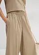Pantaloni culotte ampi in puro cotone, bonprix