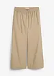 Pantaloni culotte ampi in puro cotone, bonprix