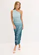 Abito monospalla con inserto in mesh, bonprix