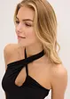 Top all'americana con spalline incrociate e cut-out, bonprix