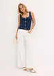 Top in maglia con effetto metallizzato, bonprix