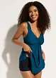 Tankini lungo con fondo a zigzag (set 2 pezzi), bonprix