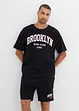 T-shirt e pantaloni corti in cotone biologico pesante (set 2 pezzi), bonprix