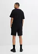 T-shirt e pantaloni corti in cotone biologico pesante (set 2 pezzi), bonprix