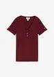 Maglia serafino in puro cotone, bonprix