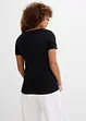 Maglia serafino in puro cotone, bonprix