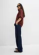 Maglia oversize in puro cotone biologico con maniche ampie, bonprix