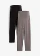 Leggings capri prémaman (pacco da 2), bonprix
