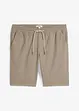 Bermuda con elastico in vita in puro cotone, regular fit, bonprix