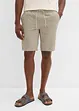 Bermuda con elastico in vita in puro cotone, regular fit, bonprix