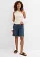 Bermuda in jeans, vita media, bonprix