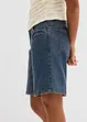 Bermuda in jeans, vita media, bonprix