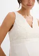 Abito da sposa prémaman con pizzo, satin e georgette, bonprix