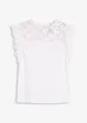 Maglia con inserto in pizzo, bonprix