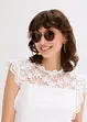 Maglia con inserto in pizzo, bonprix