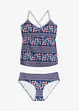 Tankini con spalline incrociate (set 2 pezzi), bonprix