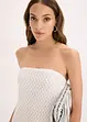 Abito con spalle scoperte e pizzo, bonprix
