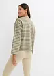 Maglia a righe in puro cotone biologico, bonprix