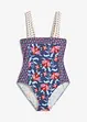 Costume intero a fascia con spalline larghe, bonprix
