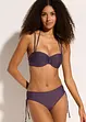 Bikini a balconcino con spalline aggiuntive da legare al collo (set 2 pezzi), bonprix