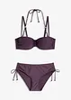 Bikini a balconcino con spalline aggiuntive da legare al collo (set 2 pezzi), bonprix