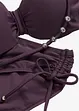 Bikini a balconcino con spalline aggiuntive da legare al collo (set 2 pezzi), bonprix