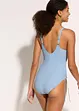 Costume intero con laccetti ed effetto modellante leggero, bonprix