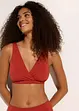 Reggiseno bustier per bikini con scollatura a V, bonprix