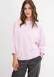 Felpa oversize in puro cotone, bonprix