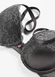 Reggiseno con coppe preformate ed effetto lucido, bonprix