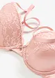 Reggiseno con coppe preformate ed effetto lucido, bonprix