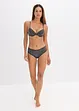Reggiseno con coppe preformate ed effetto lucido, bonprix