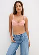 Reggiseno con coppe preformate ed effetto lucido, bonprix