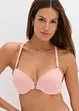 Reggiseno con coppe preformate, ferretto, chiusura anteriore e cotone (pacco da 2), bonprix