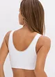 Reggiseno bustier double face con cotone biologico morbido (pacco da 2), bonprix