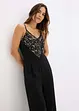 Tuta elegante in jersey con pizzo, bonprix