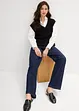Jeans straight low stretch, vita alta, bonprix
