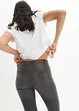 Jeans elasticizzati bootcut, vita media, bonprix