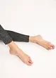Leggings termici con fili glitterati, bonprix