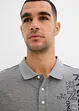 Polo a maniche corte in piquet di puro cotone, slim fit, bonprix