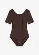 Body a mezze maniche con cotone, bonprix