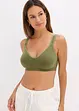 Reggiseno t-shirt senza ferretto con cotone (pacco da 2), bonprix